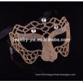 fashion gold plated simple design masquerade party mask